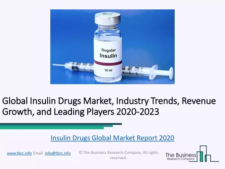 global global insulin drugs insulin drugs market