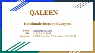 List of Beautifully Handmade Rugs and Carpets