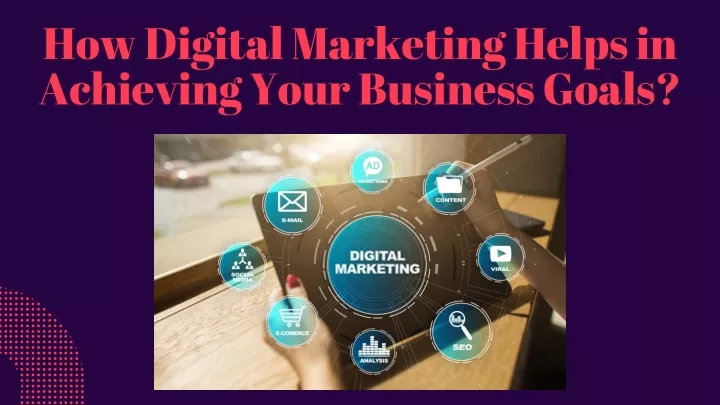 how digital marketing helps in achieving your