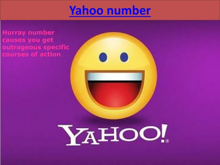 yahoo number