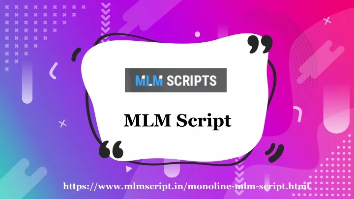 mlm script