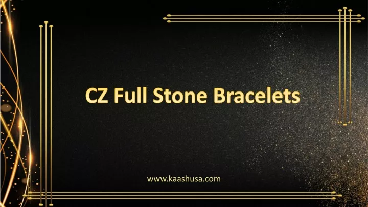 cz full stone bracelets