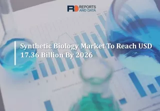 Synthetic Biology Market Outlooks 2019: Industry Analysis, Growth rate, Cost Structures and Forecasts 2026