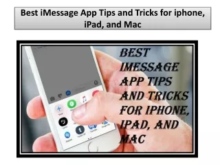 Best iMessage App Tips and Tricks for iphone, iPad, and Mac