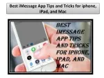 Best iMessage App Tips and Tricks for iphone, iPad, and Mac - slide 1