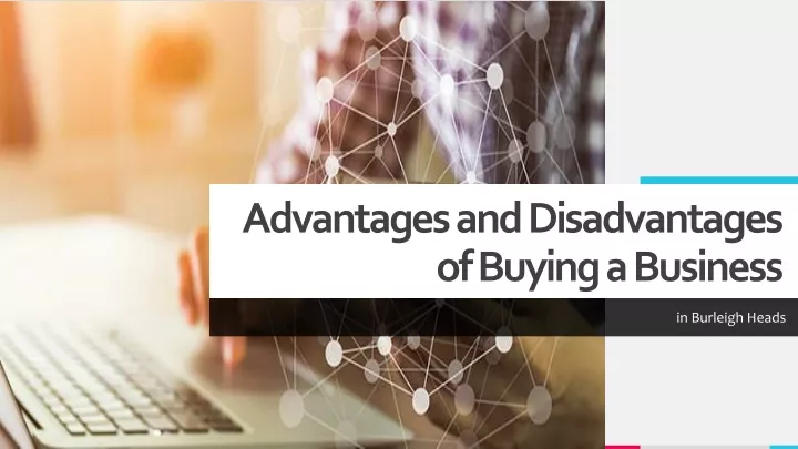 advantages and disadvantages of buying a business