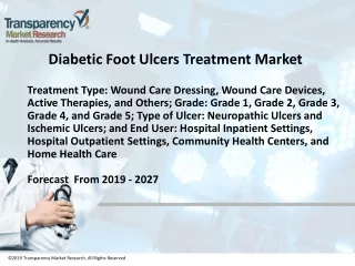 Diabetic Foot Ulcers Treatment Market: Global Segments, Top Key Players, Size and Recent Trends by Forecast to 2027