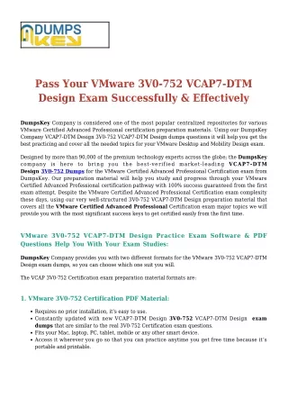 How I Prepared VMware 3V0-752 VCAP7-DTM Design[2020] Exam Dumps