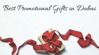 Best Promotional Gifts in Dubai