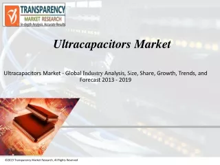 Ultracapacitors Market Predicted To Expand At An Excellent 25.20% CAGR Over The Forecast Period