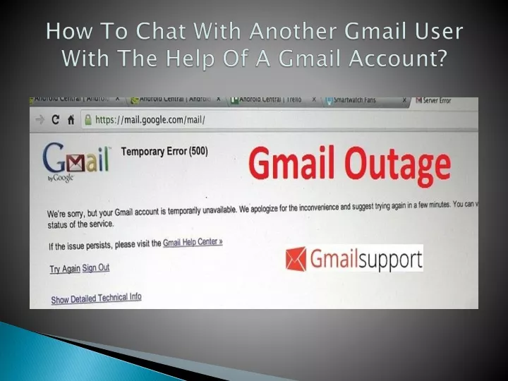 how to chat with another gmail user with the help of a gmail account