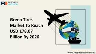 Green Tires Market  Outlooks 2019: Top Manufactures,  Size, Production Cost and Industry Analysis