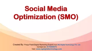 Social Media Optimization Services(SMO) In Delhi NCR