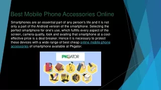 Mobile accessories websites