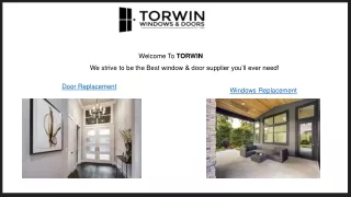 Torwin Windows And Doors Replacement Toronto
