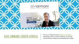 Fue Hair Clinic in Africa Alvi Armani South Africa