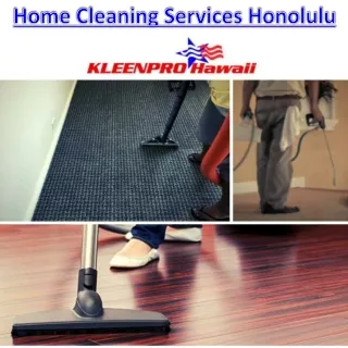 Home Cleaning Services Honolulu