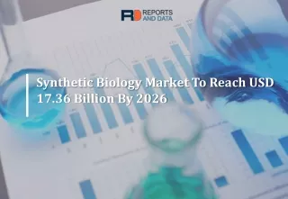 Synthetic Biology Market Size & Business Planning, Innovation to See Modest Growth Through 2026