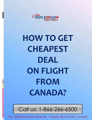 Tips to Book Cheap Flight From Canada To India