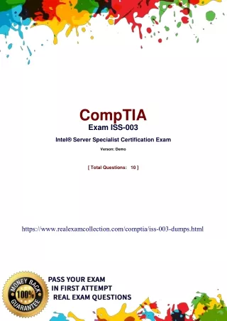Real CompTIA ISS-003 Exam Dumps