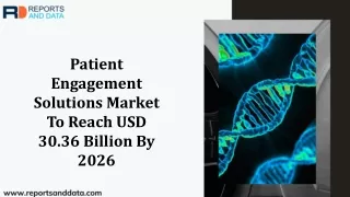 Patient Engagement Solutions Market Swot Analysis Till 2026
