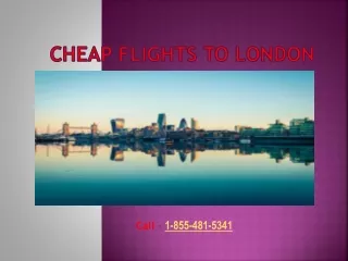 Cheap Airfare Deals to London