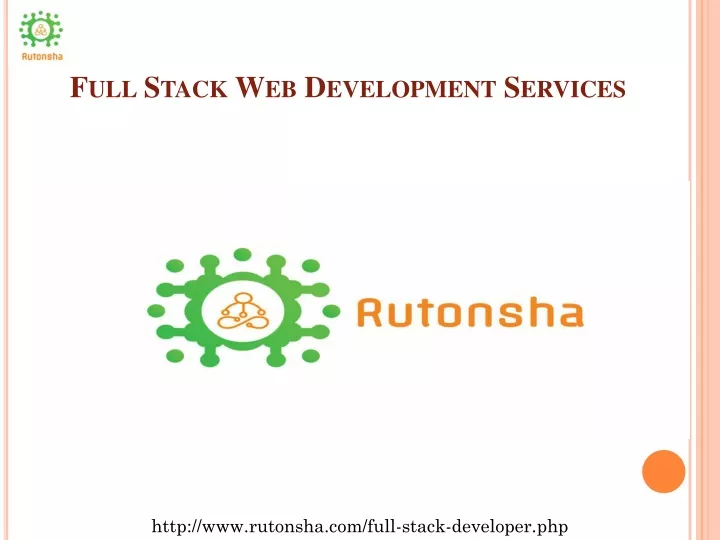 full stack web development services