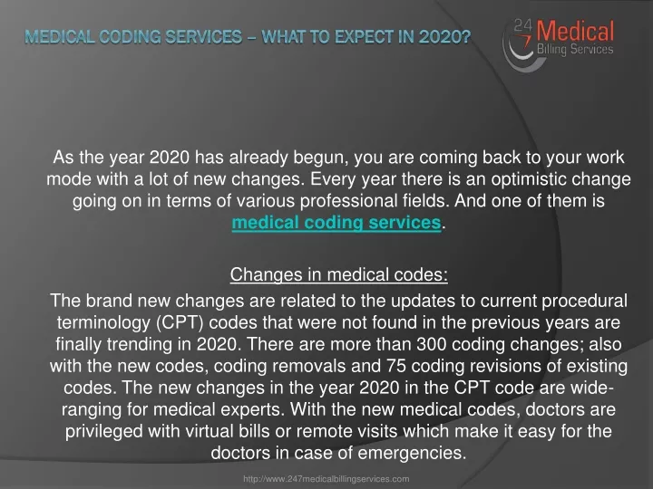 medical coding services what to expect in 2020