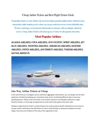 cheap air ticket booking online