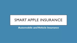 Cheap auto insurance in New York - Smart Apple Car Insurance