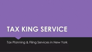 Tax preparation services in New York - Tax Accountant NYC