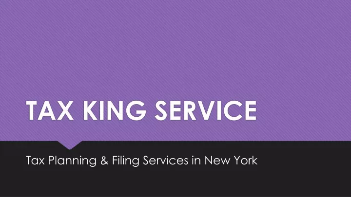 tax king service