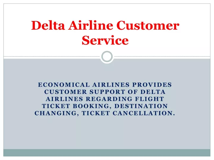 delta airline customer service