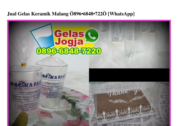 jual gelas keramik malang 896 6848 722 whatsapp