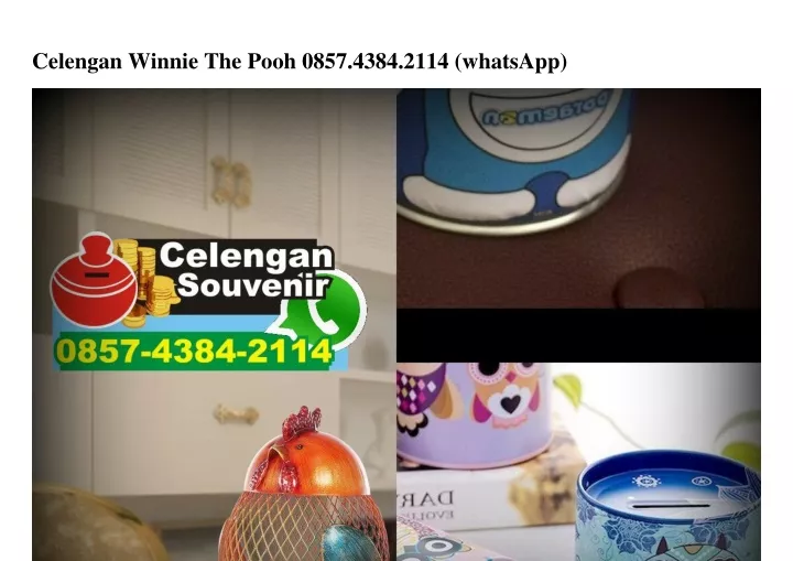 celengan winnie the pooh 0857 4384 2114 whatsapp