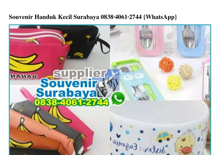 souvenir handuk kecil surabaya 0838 4061 2744