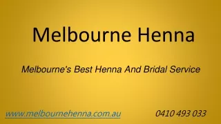 Melbourne Henna And Brida Services