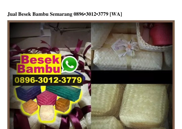 jual besek bambu semarang 0896 3012 3779 wa