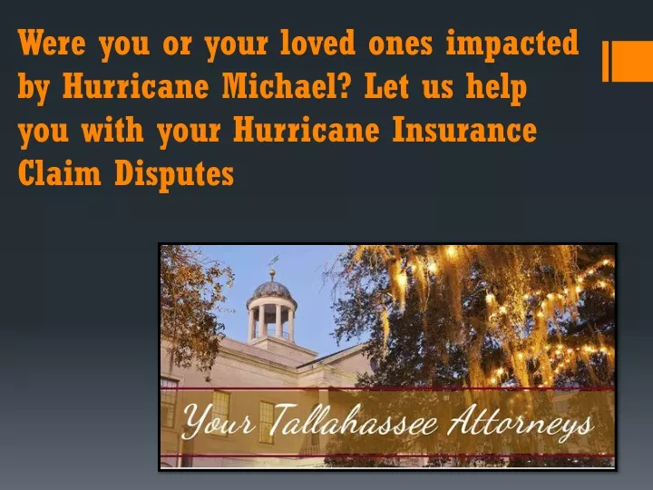 were you or your loved ones impacted by hurricane