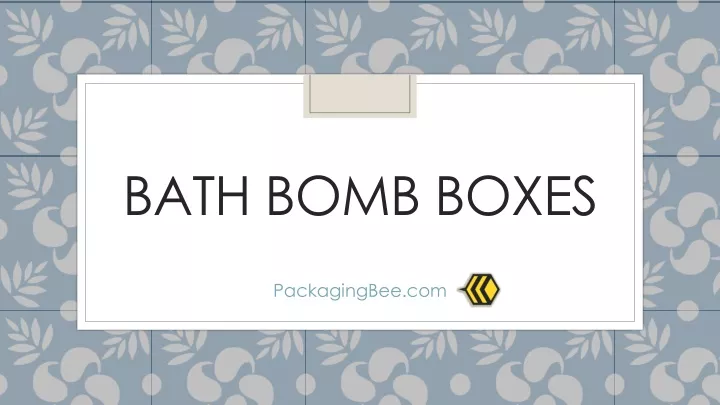 bath bomb boxes