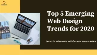 Top Web Design trends for 2020