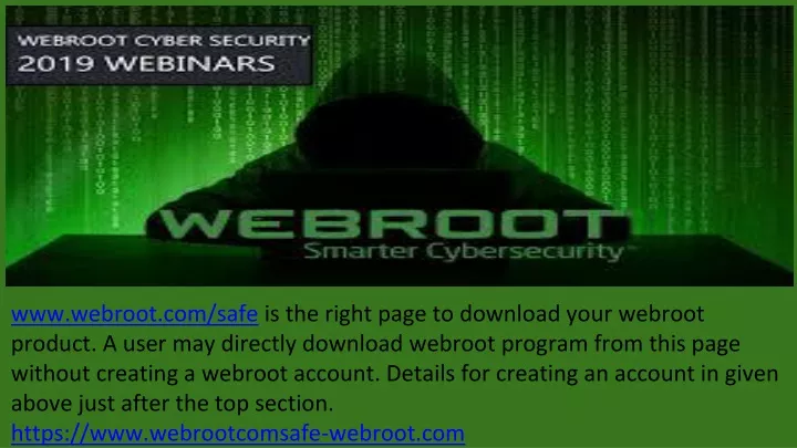 www webroot com safe is the right page