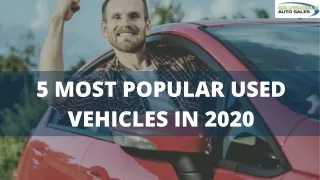 5 MOST POPULAR USED VEHICLES IN 2020