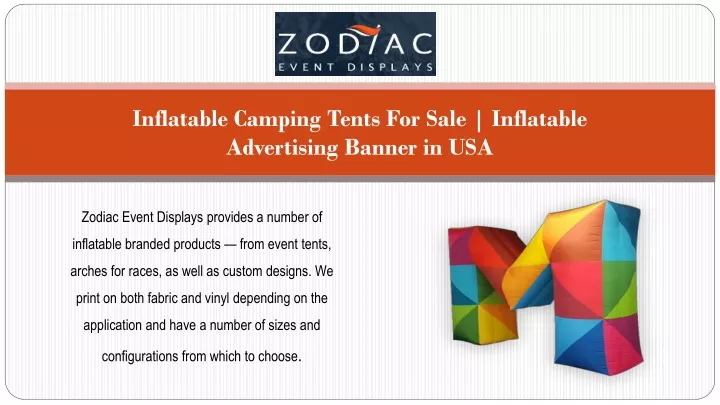 inflatable camping tents for sale inflatable advertising banner in usa