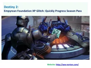 Destiny 2 Empyrean Foundation XP Glitch: Quickly Progress Season Pass