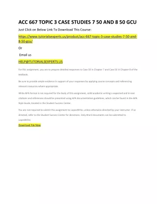acc 667 topic 3 case studies 7 50 and 8 50 gcu