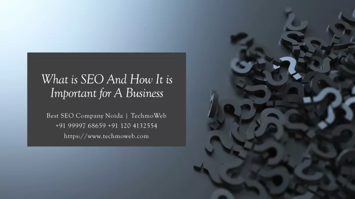 what is seo and how it is important for a business