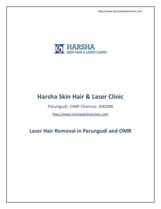 Laser Hair Removal in Perungudi and OMR.