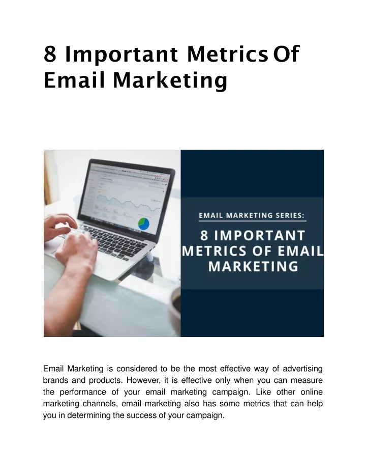 8 important metrics of email marketing