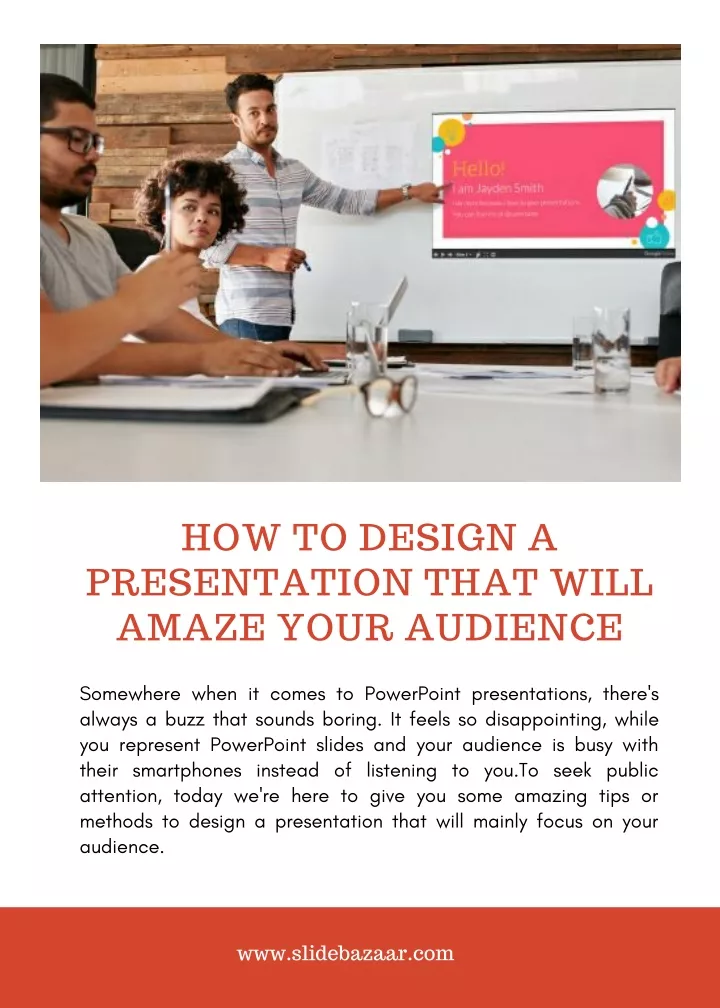 how to design a presentation that will amaze your